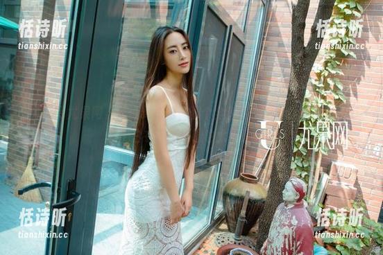 UGirls尤果网 - 王语纯白裙，那个全套看了之后让我担心衣柜里的白衣服，原图也太有爱了。