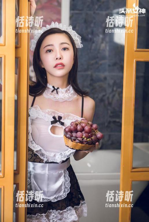 头条女神 - 写真中的筱溪，一个女仆的奇幻之旅、没想到吧？