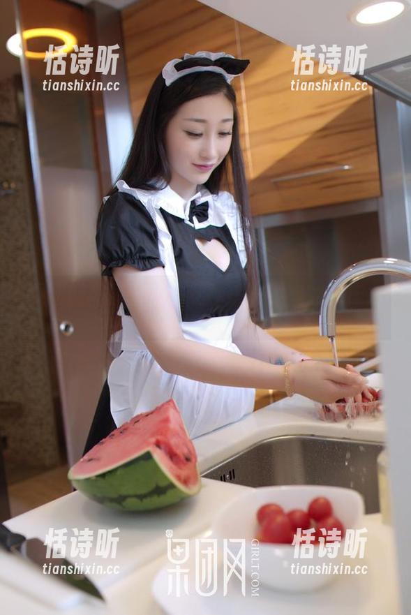 果团网高清图库，女神拨动了我的起床力……
