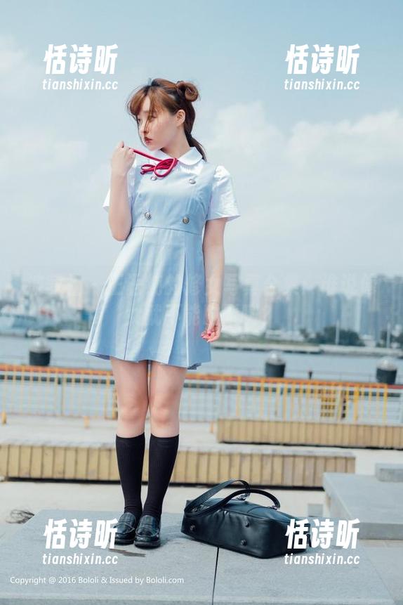 波萝社 - 王语纯的修女写真合集：谁说修女就不能时髦咧？